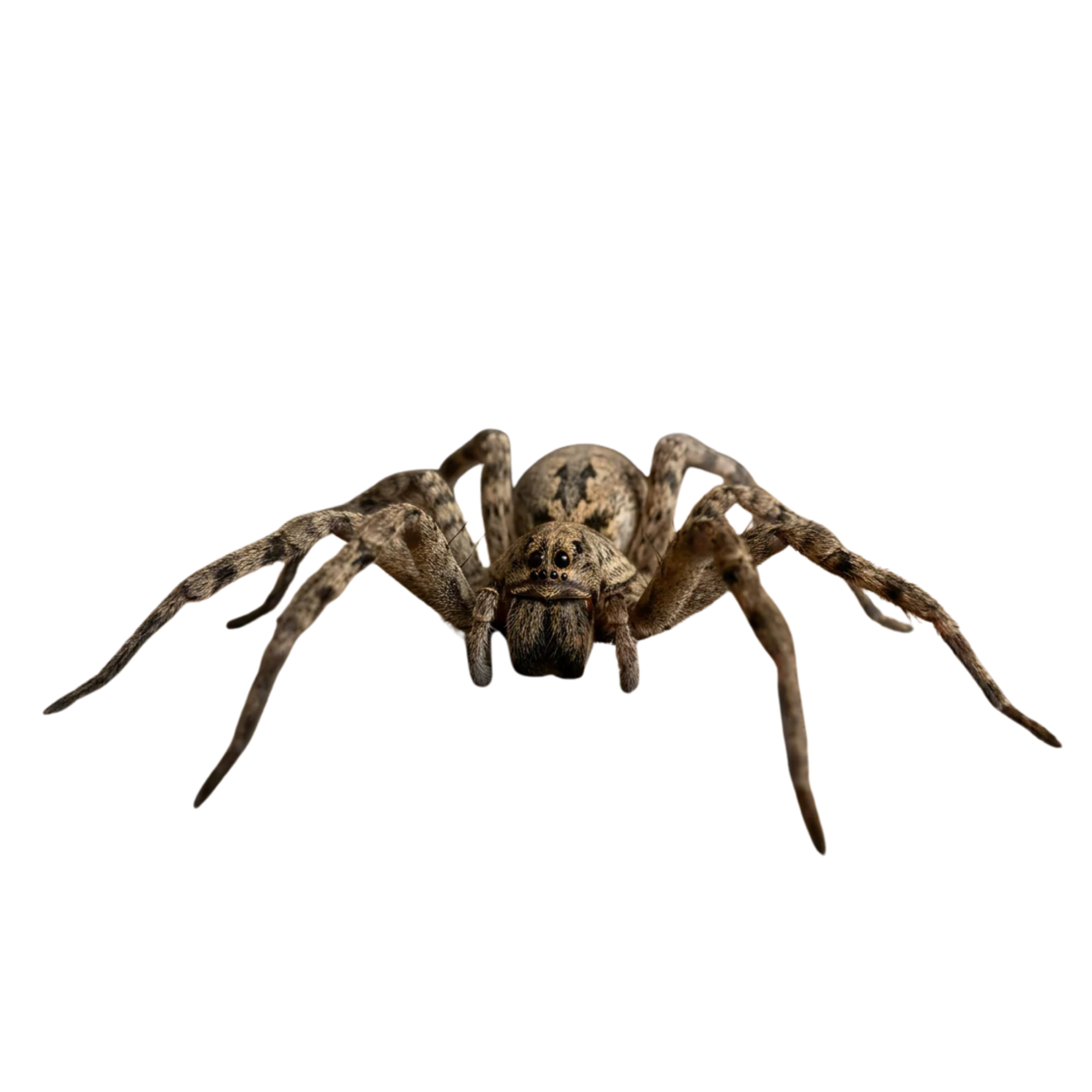 Nosferatu-Spinne (Zoropsis spinimana) – Nahaufnahme